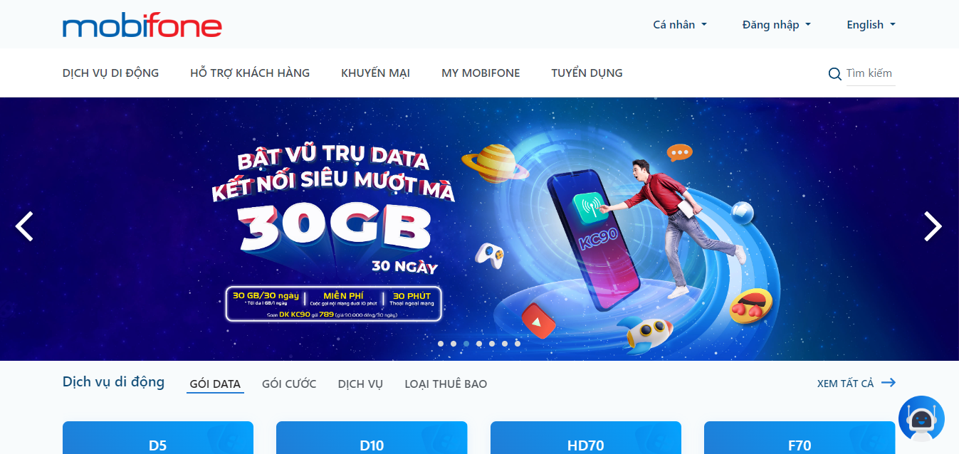 cách nạp thẻ mobi